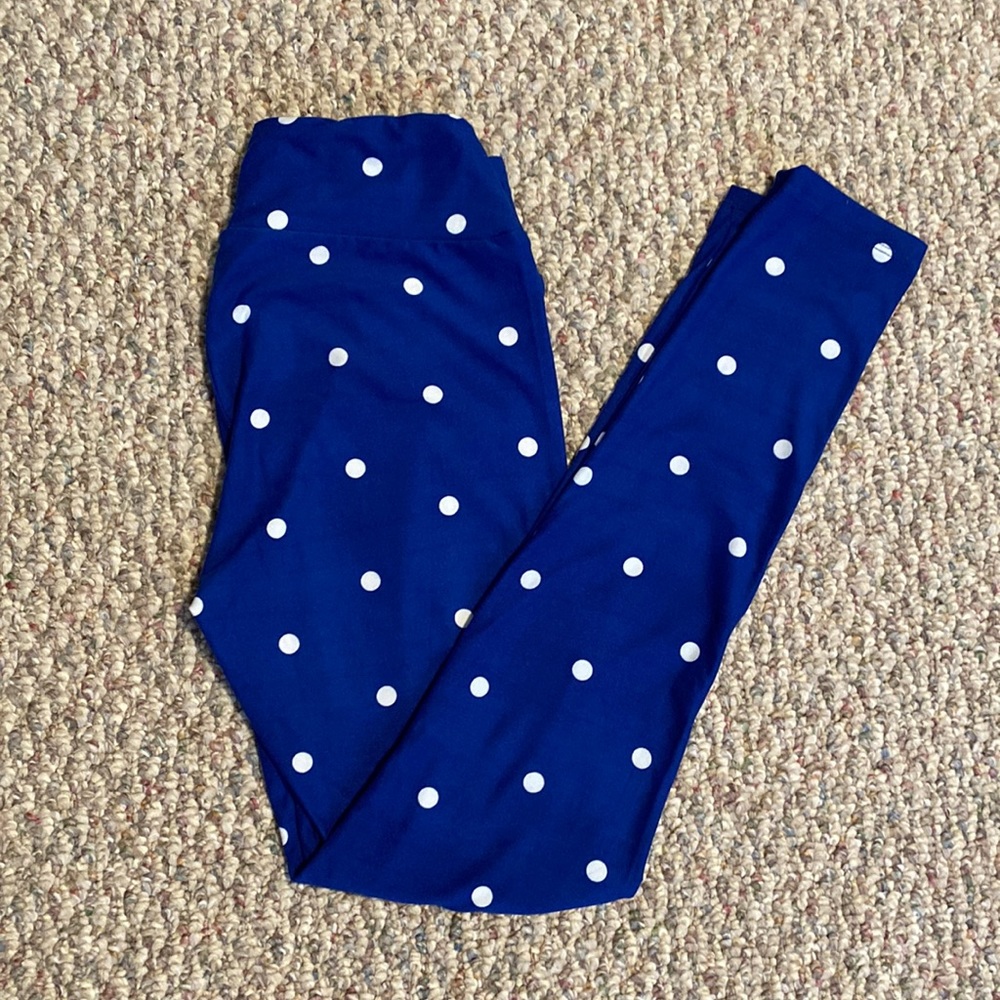 LuLaRoe Polka Dot Leggings (new without tags)